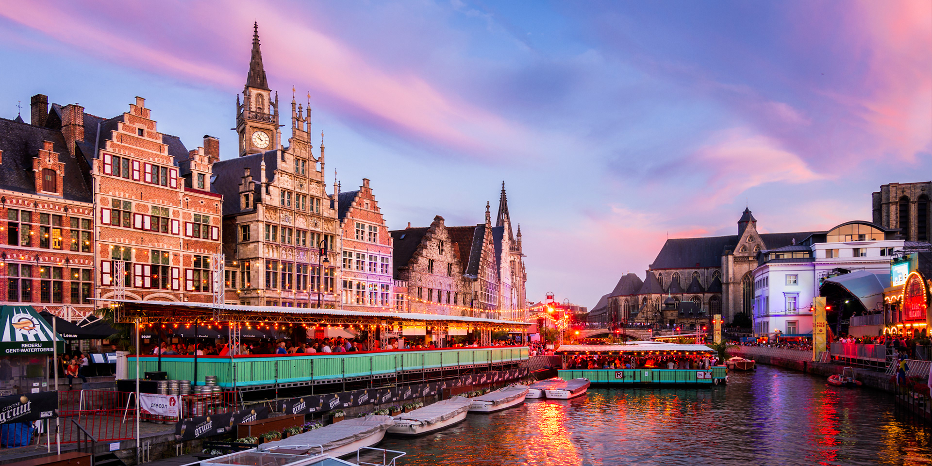Graslie durante el Gentse Feesten (Gante, Bélgica)