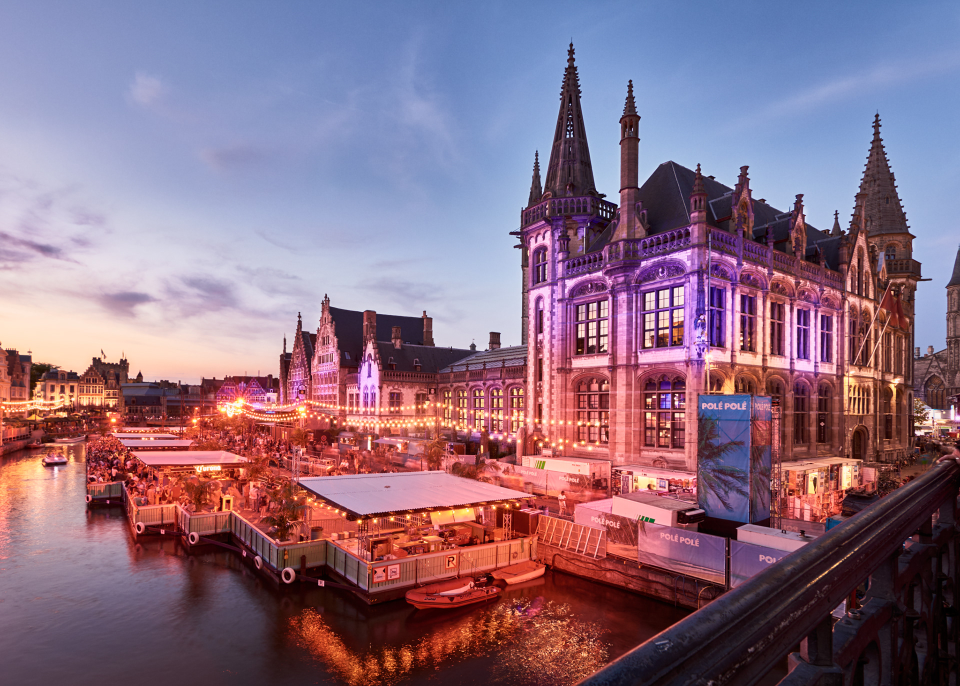 Graslie durante el Gentse Feesten (Gante, Bélgica)