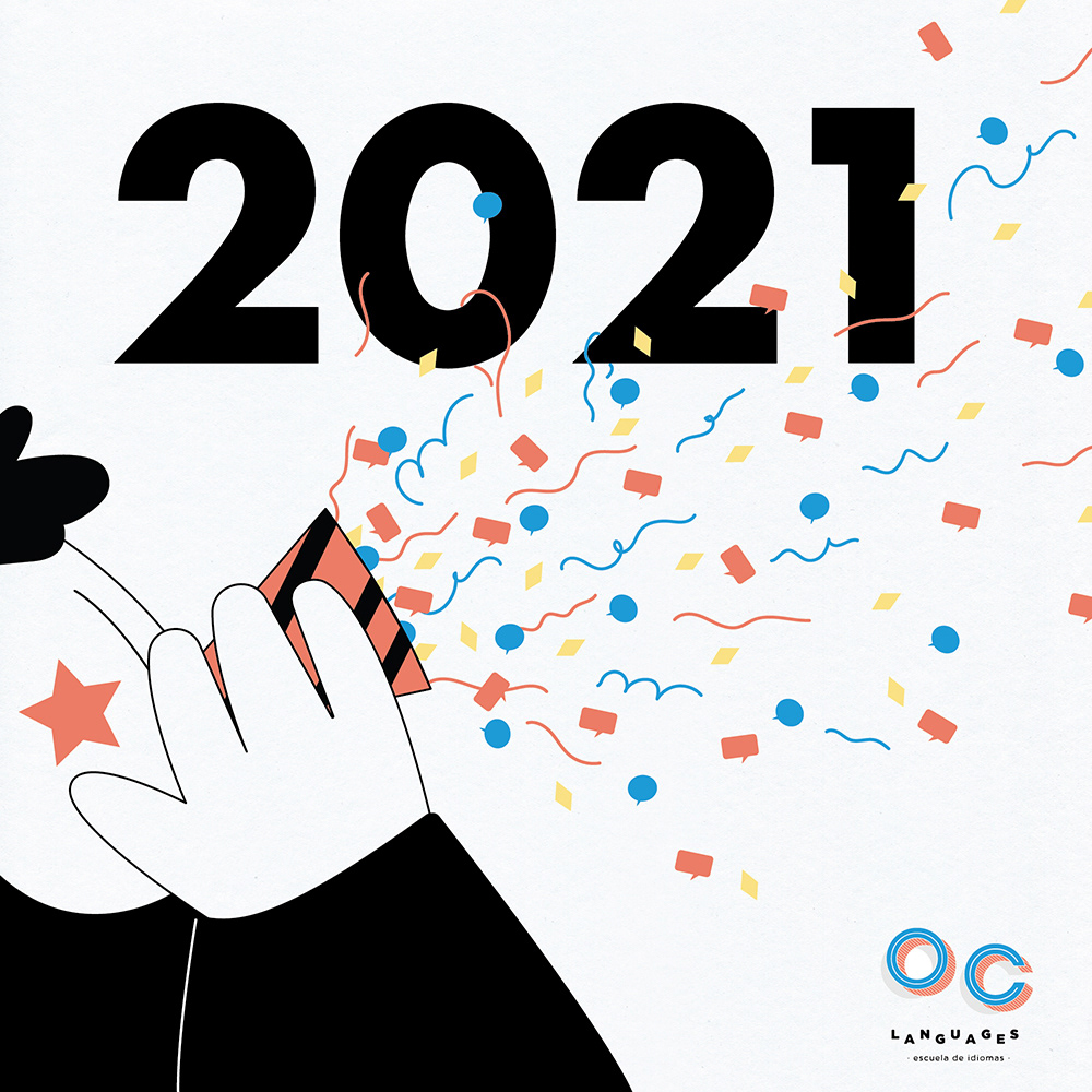 End-of-year card for 2021
