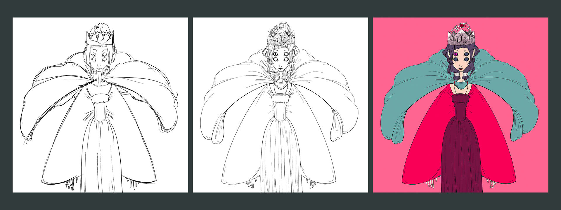 Process for this character art