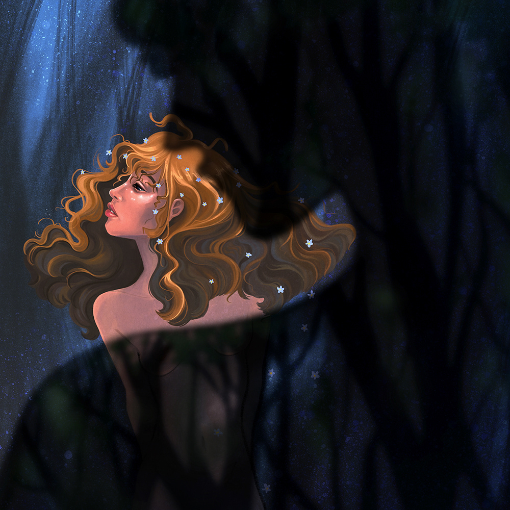 Fan-made illustration for 'The Invisible Life of Addie LaRue' by V.E. Schwab, 2022