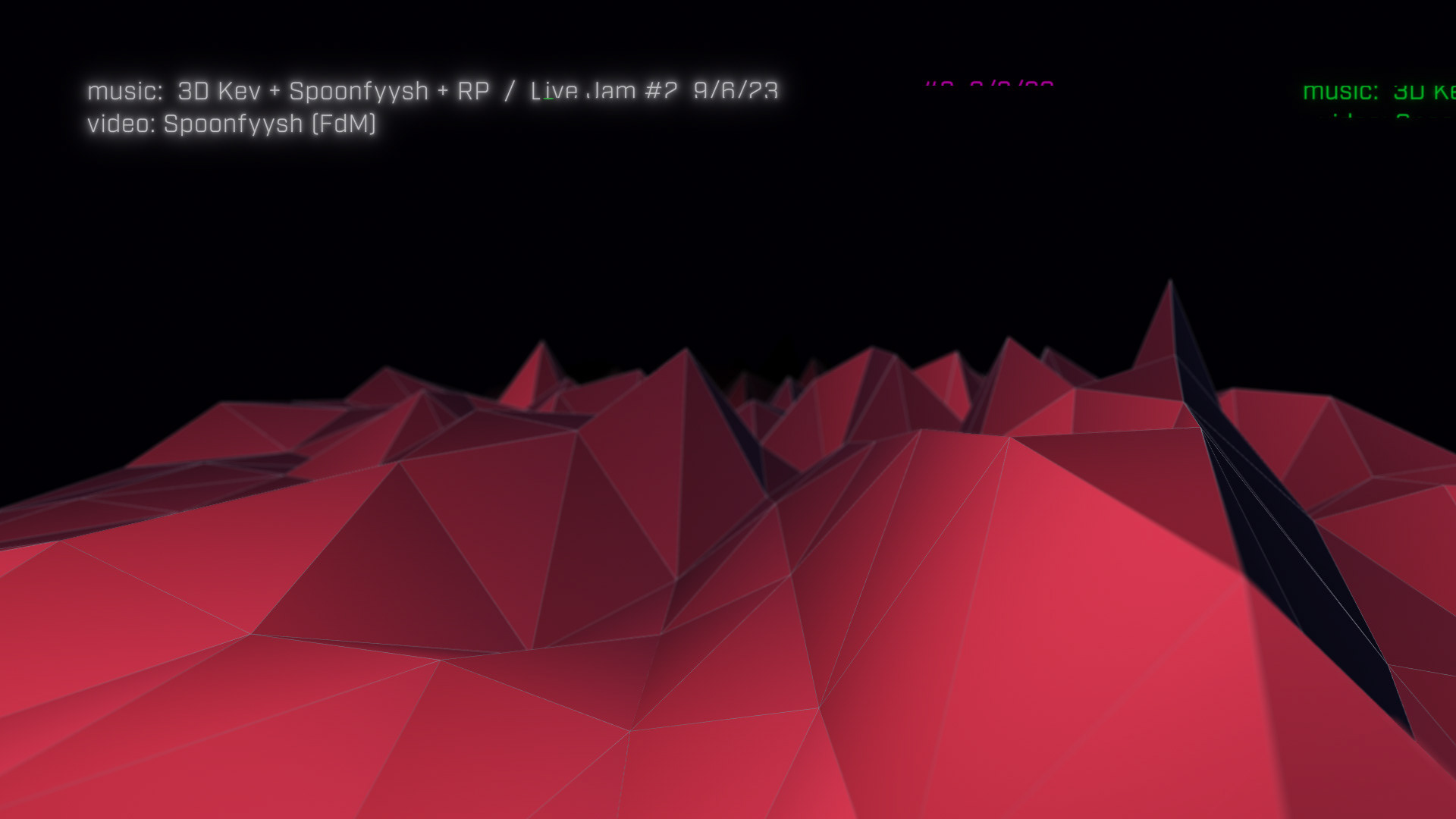 Live Jam (0-07-53-07) image distilled from Live Jam #2 by Francesco de Manincor © 2023
