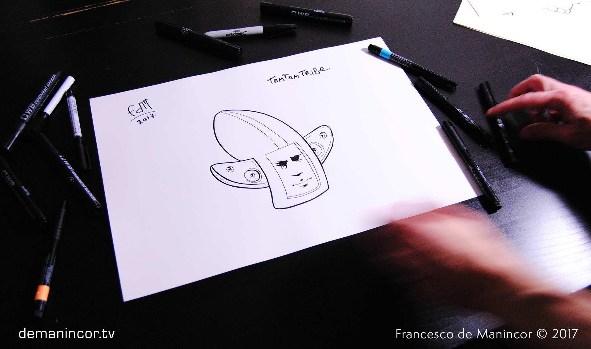 Character sketches for Tam Tam Tribe and Strangebone projects