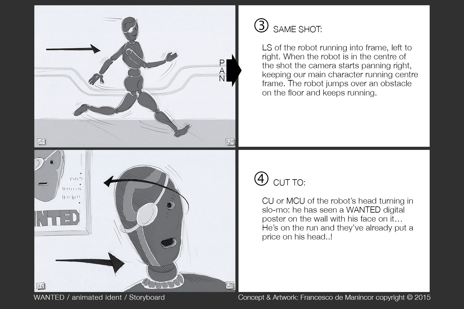 Storyboard by Francesco de Manincor