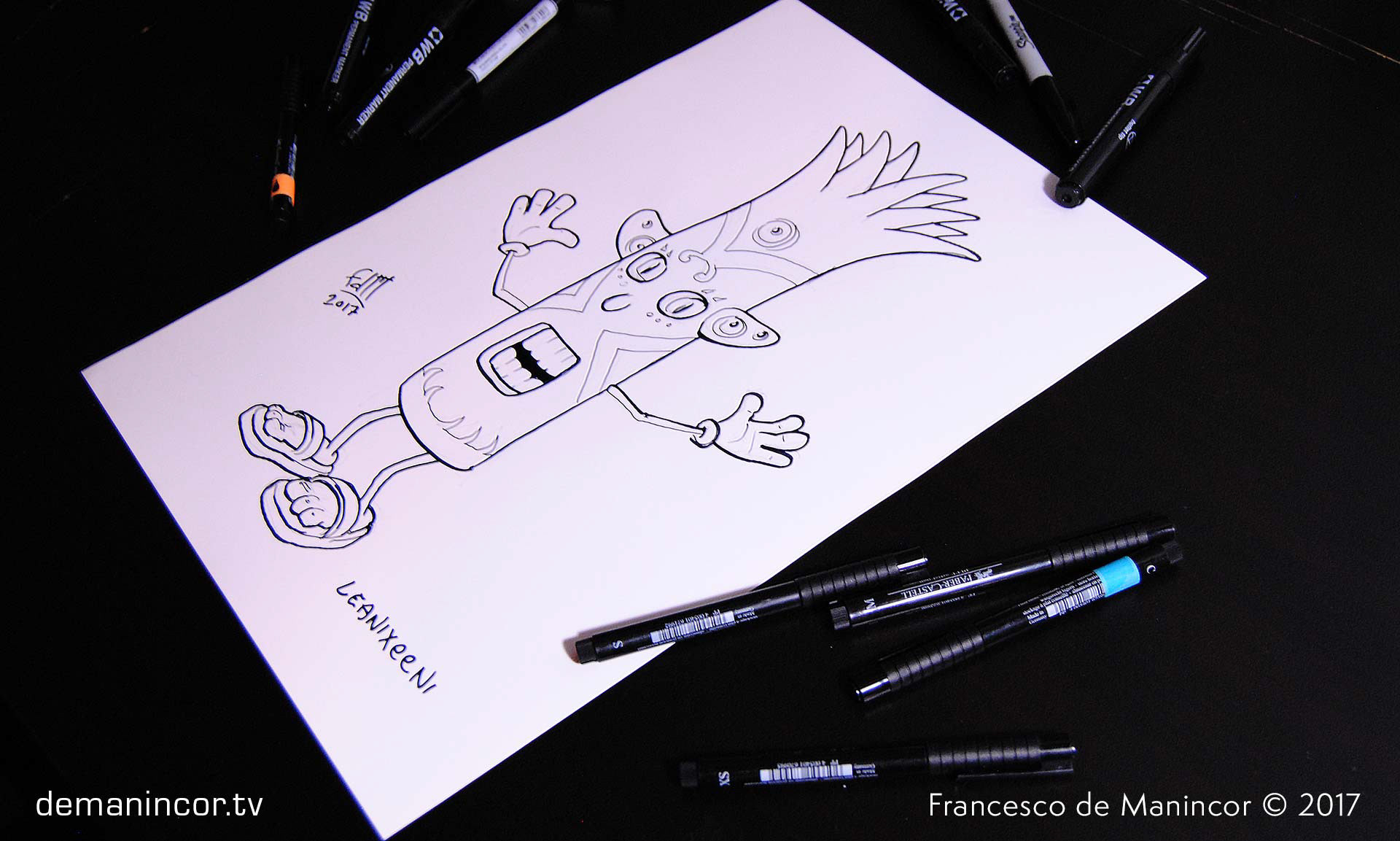 Character sketches for Tam Tam Tribe and Strangebone projects