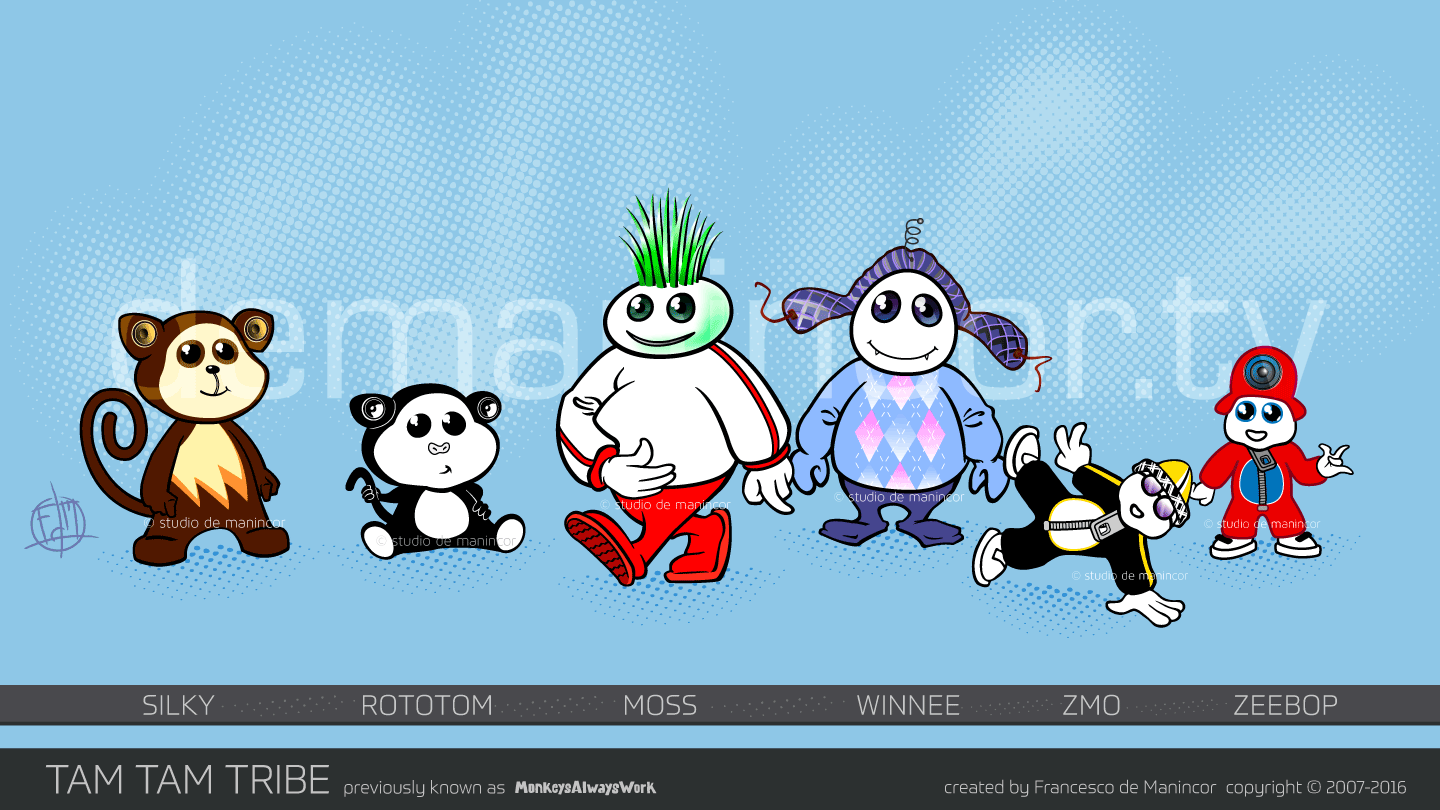 Tam Tam Tribe illustration by Francesco de Manincor