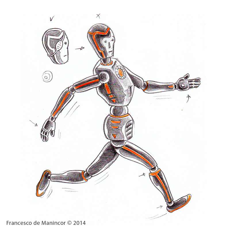 Francesco de Manincor - Character Design, Storyboarding, Illustration,  Animation, Motion Graphics - Robot Run Cycle - Animation
