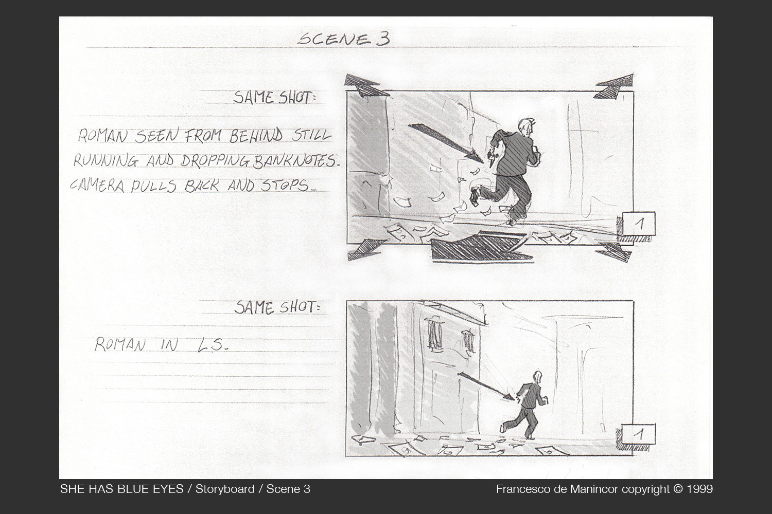 Storyboard by Francesco de Manincor