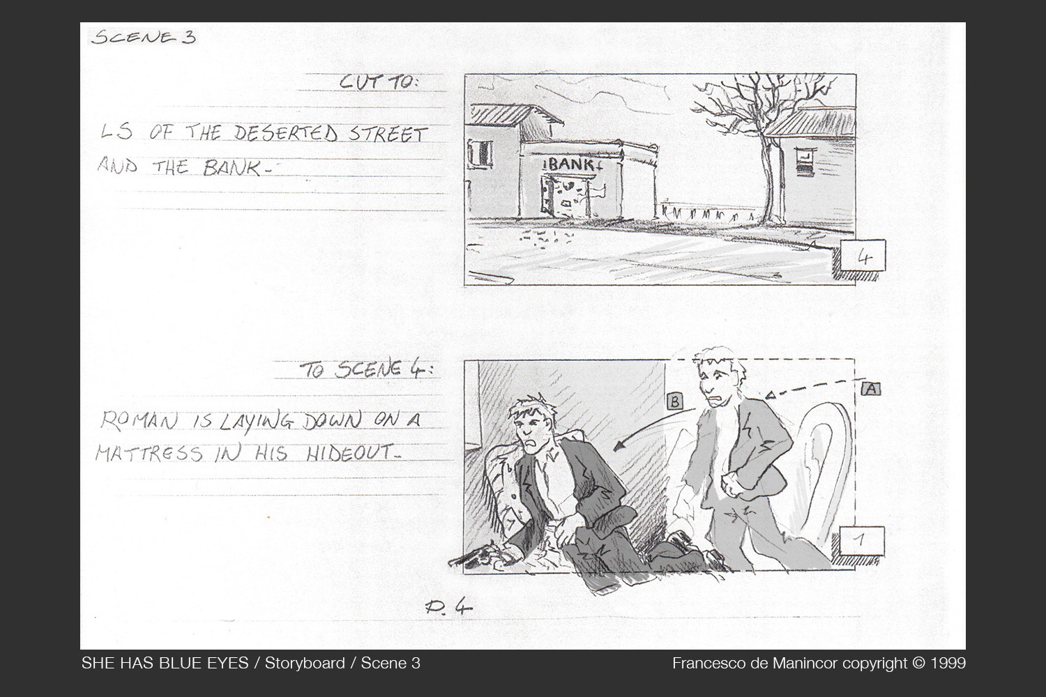 Storyboard by Francesco de Manincor