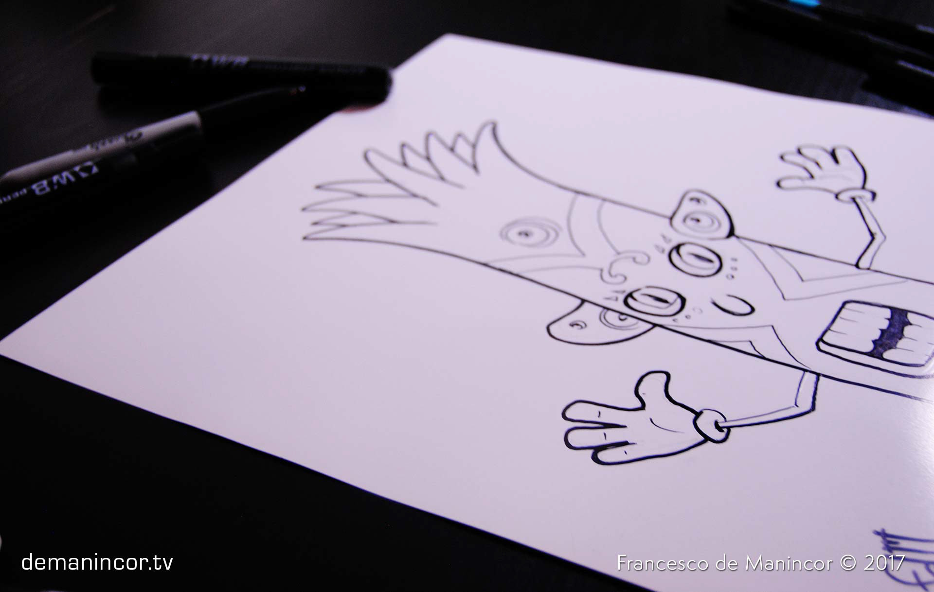 Character sketches for Tam Tam Tribe and Strangebone projects