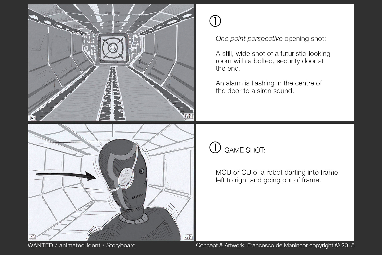 Storyboard by Francesco de Manincor