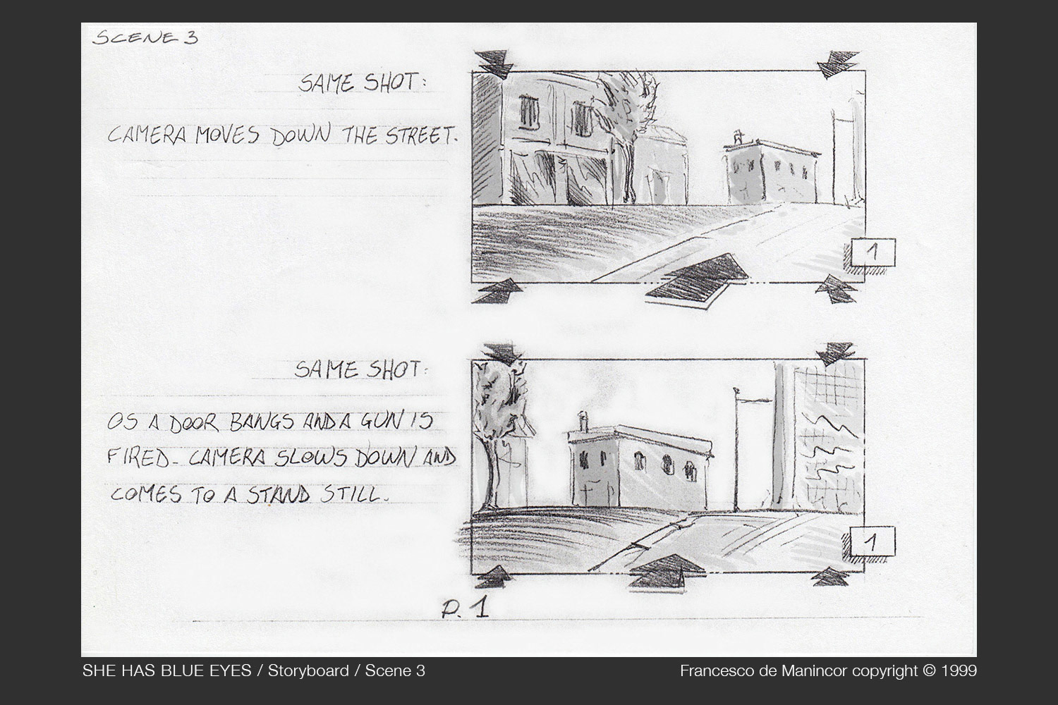 Storyboard by Francesco de Manincor