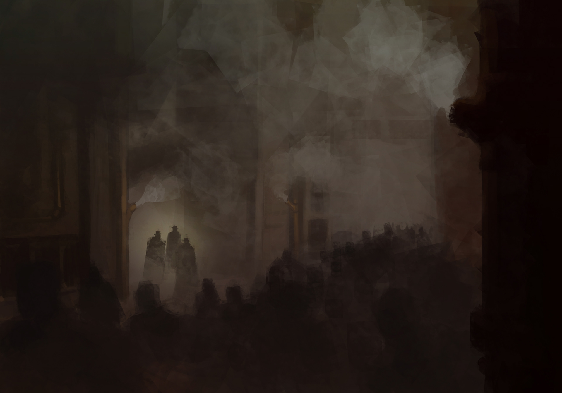 A brass city of steam