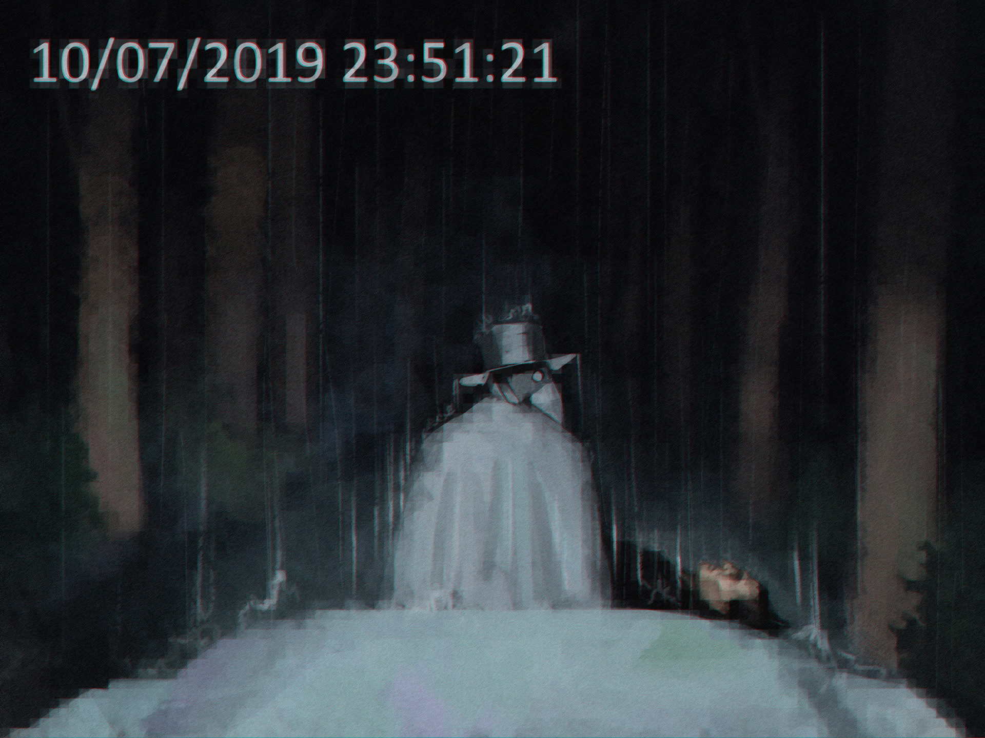 Plague doctor caught on film!