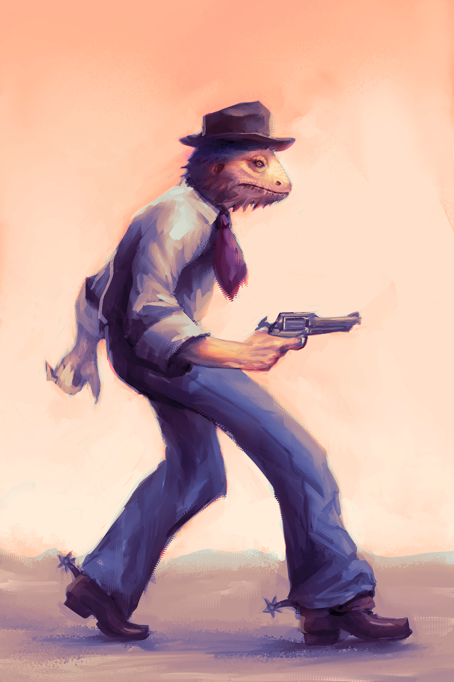 Lizard cowboy