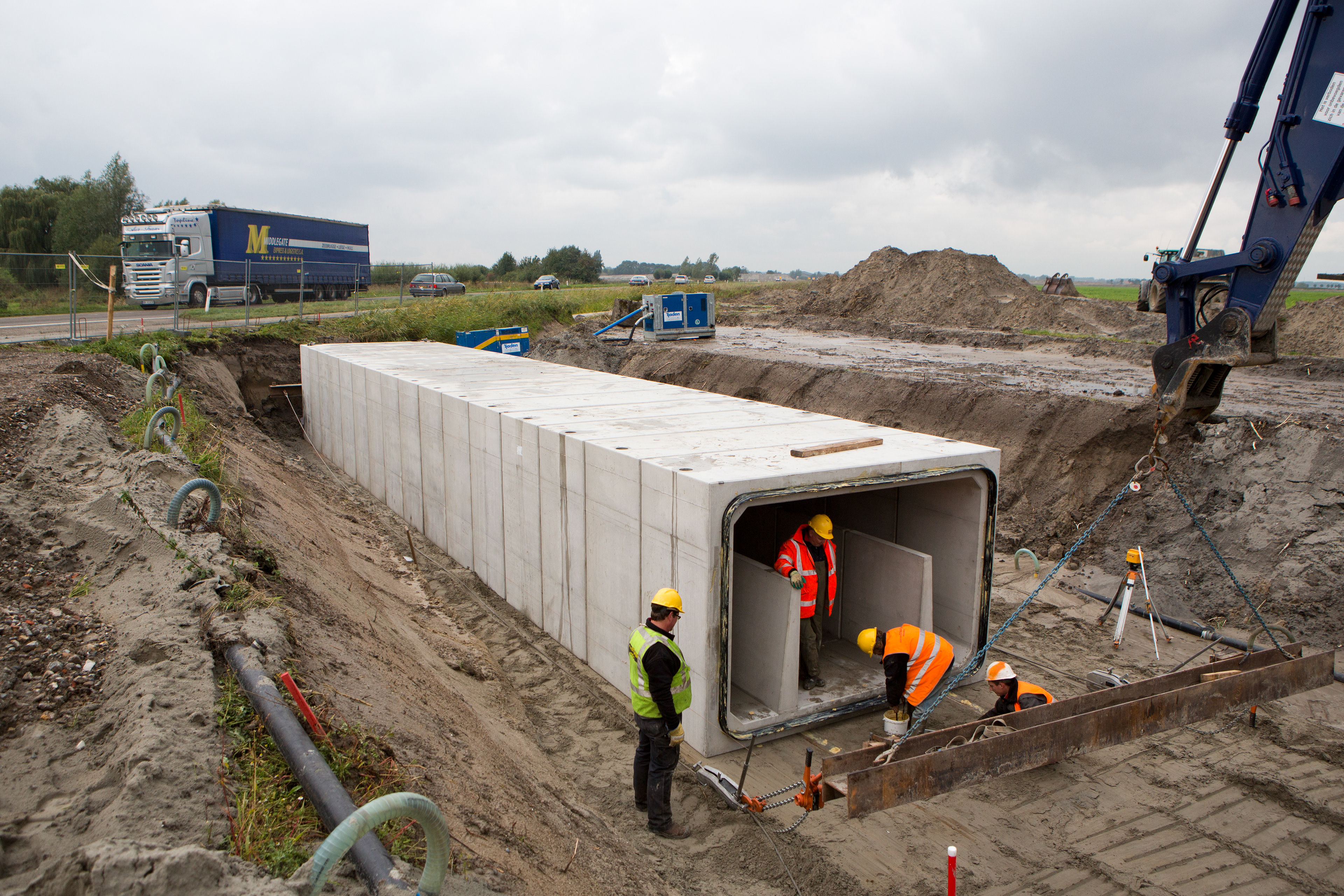 In opdracht voor rijkswaterstaat van 2012 t/m 2015 De N61