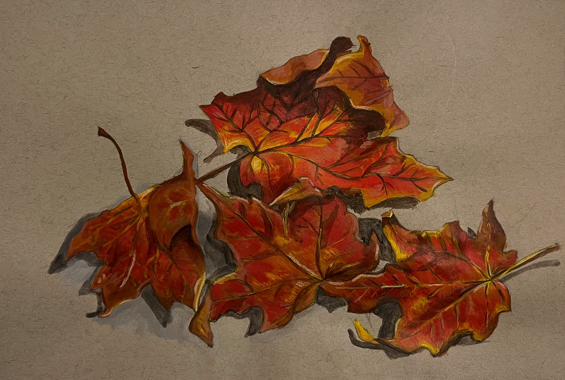 Fallen Foliage (Acrylic)