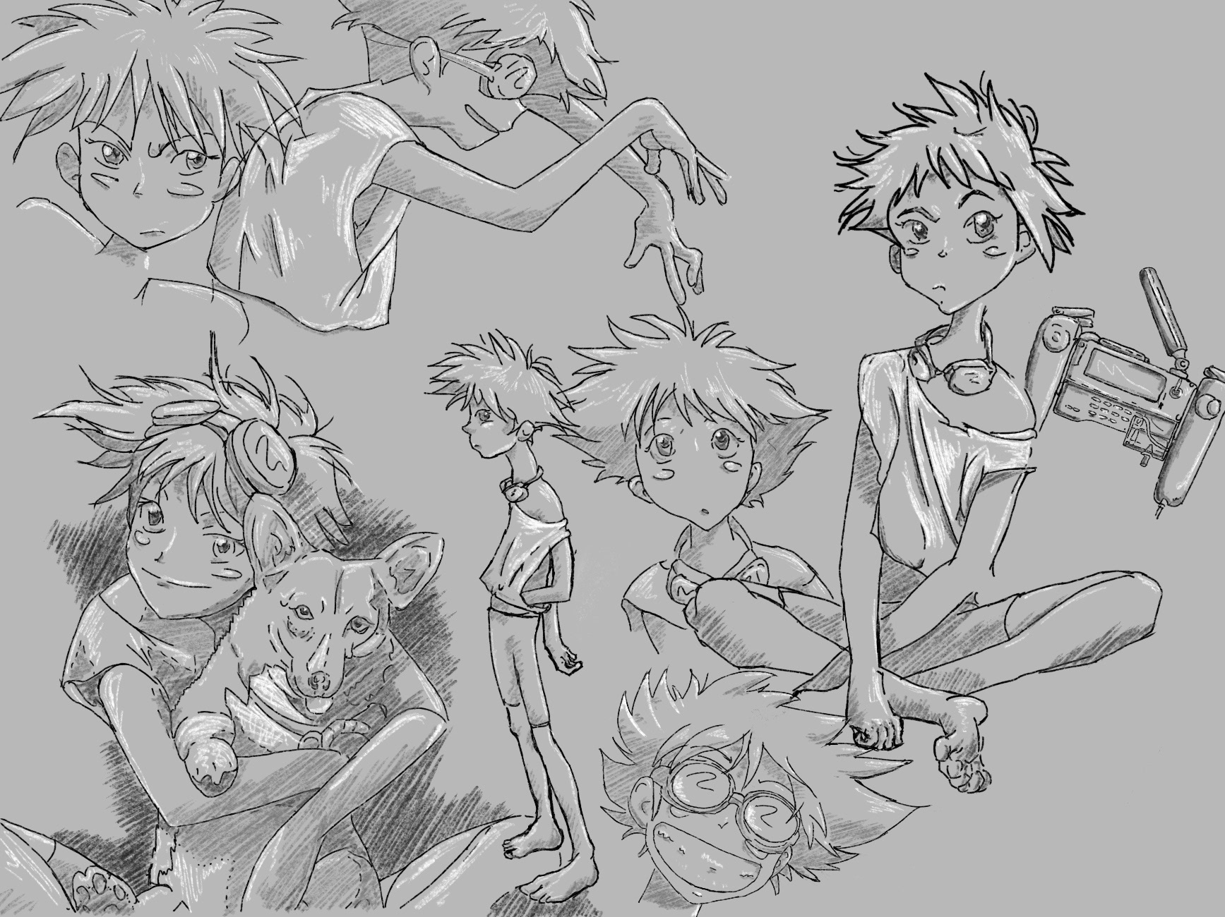 King Edward Character Sheet (Cowboy Bebop) Procreate 