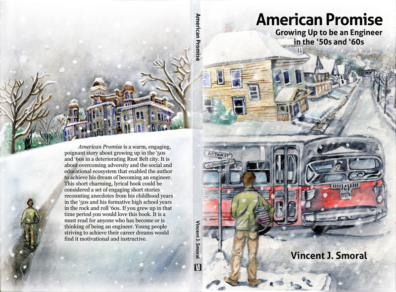 Illustrated Book Front and Back Cover