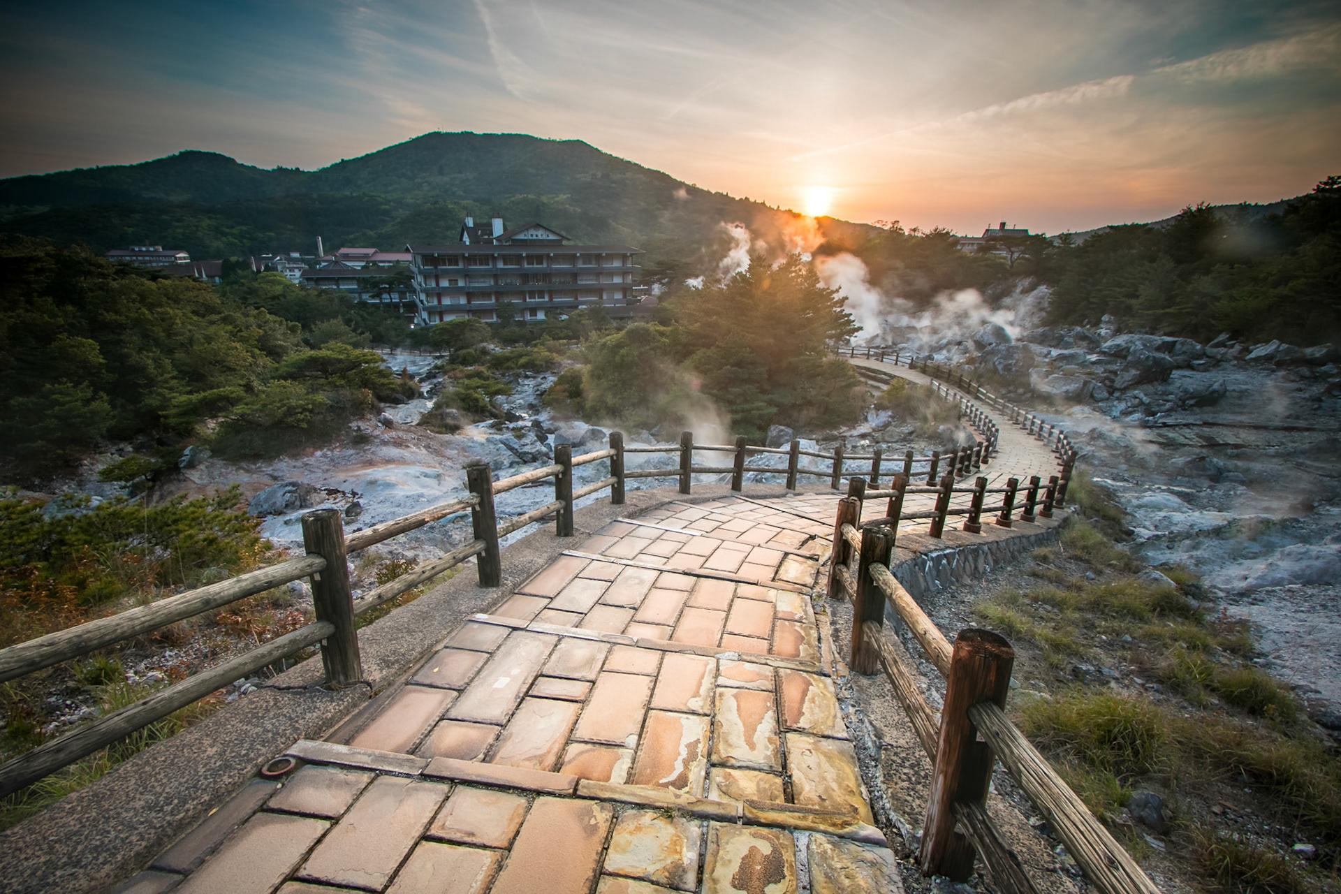Unzen Onsen, Japan