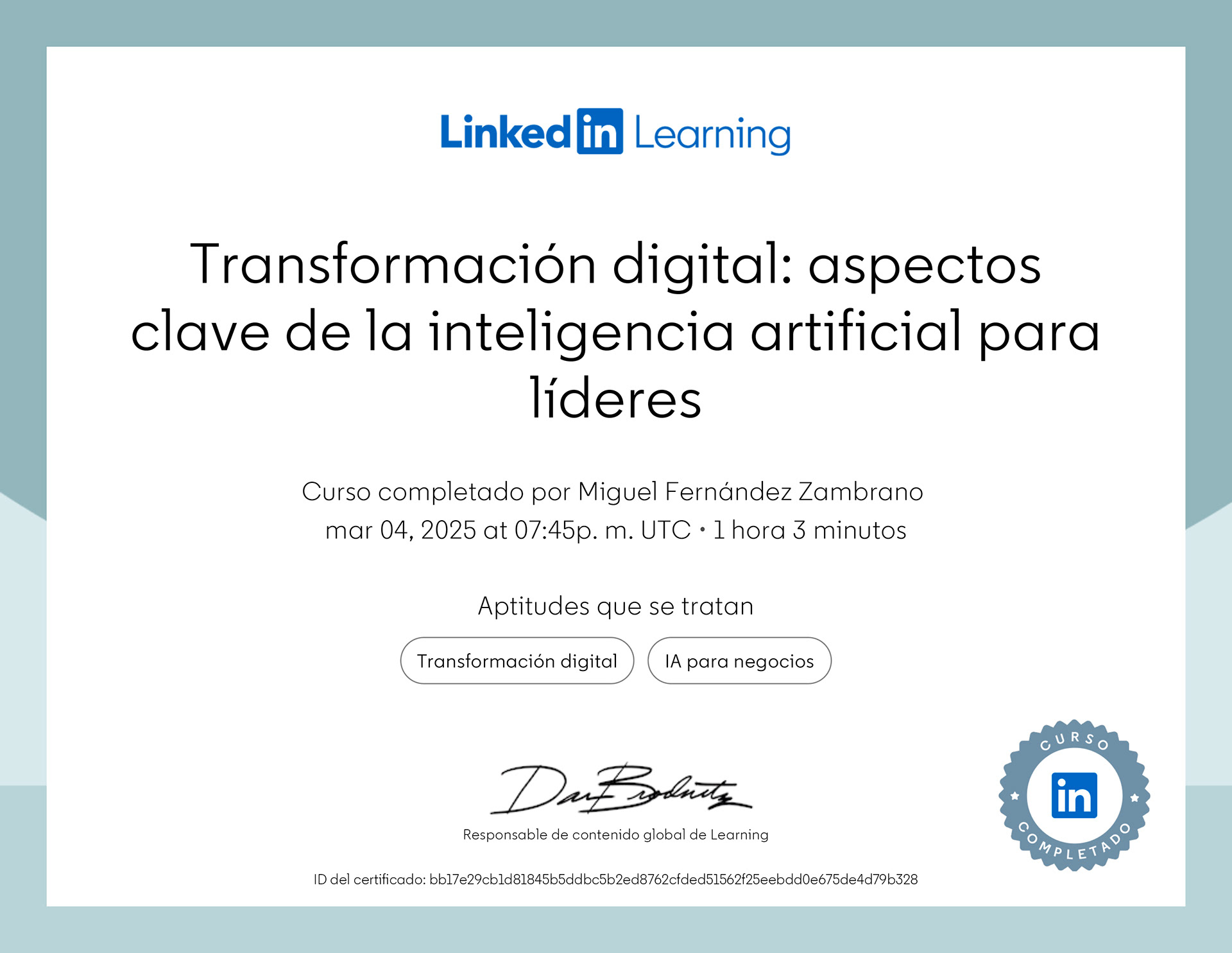 Transformacionales digital : aspectos clave de la IA para líderes