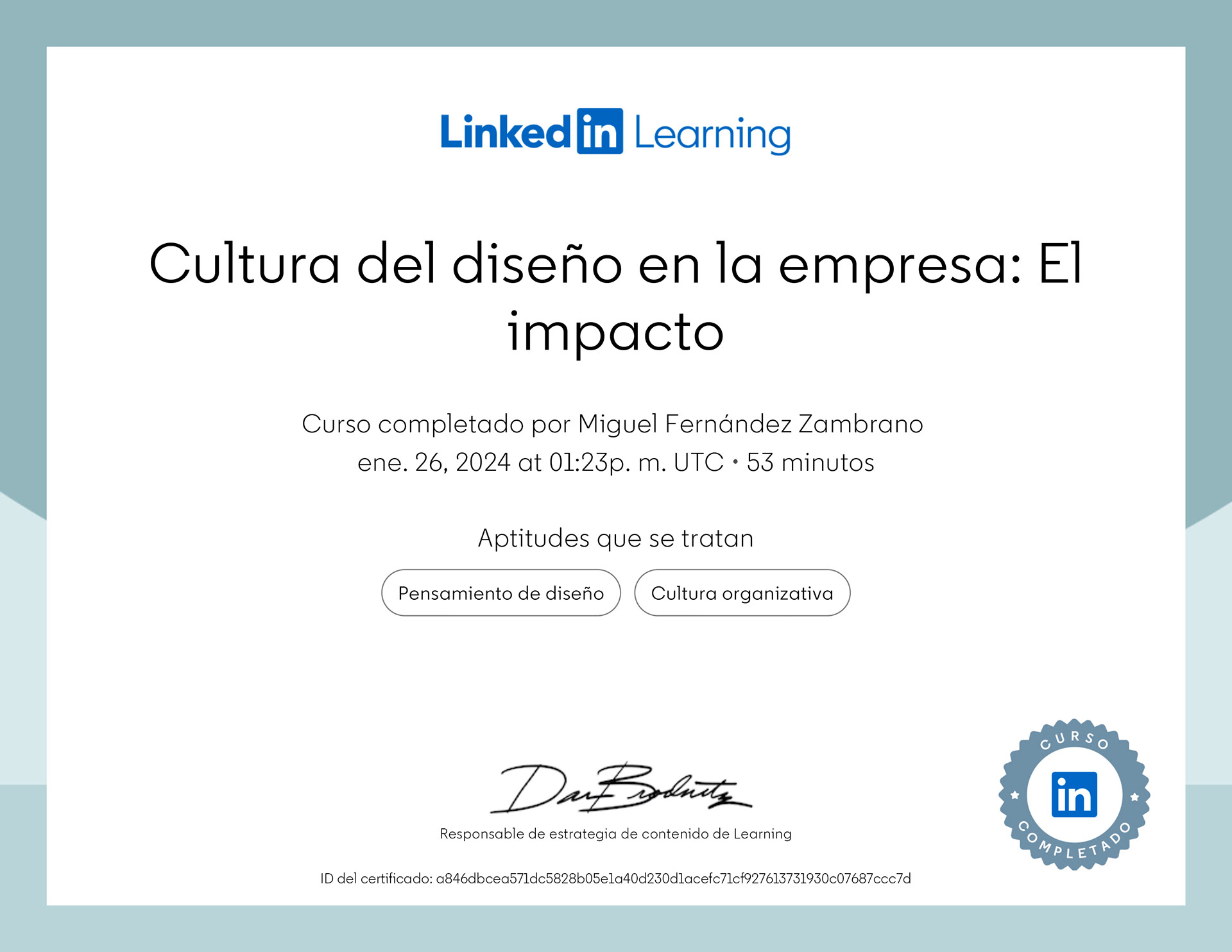 Cultura del diseño en la empresa : El impacto