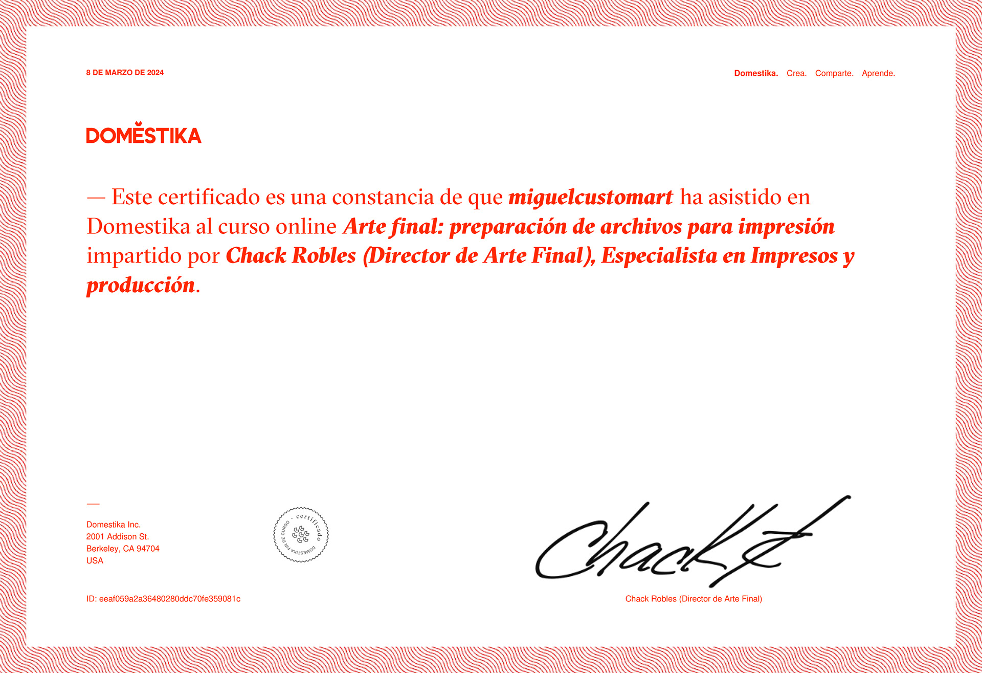 Arte final