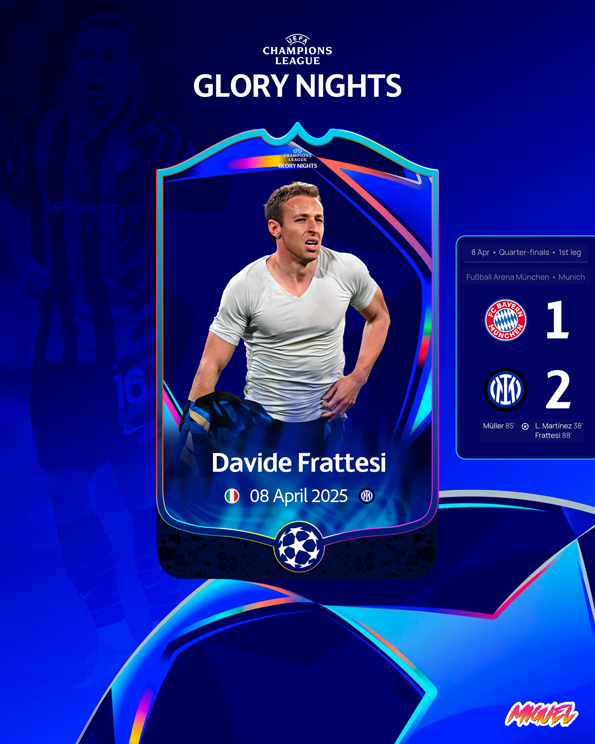Glory Nights | Davide Frattesi