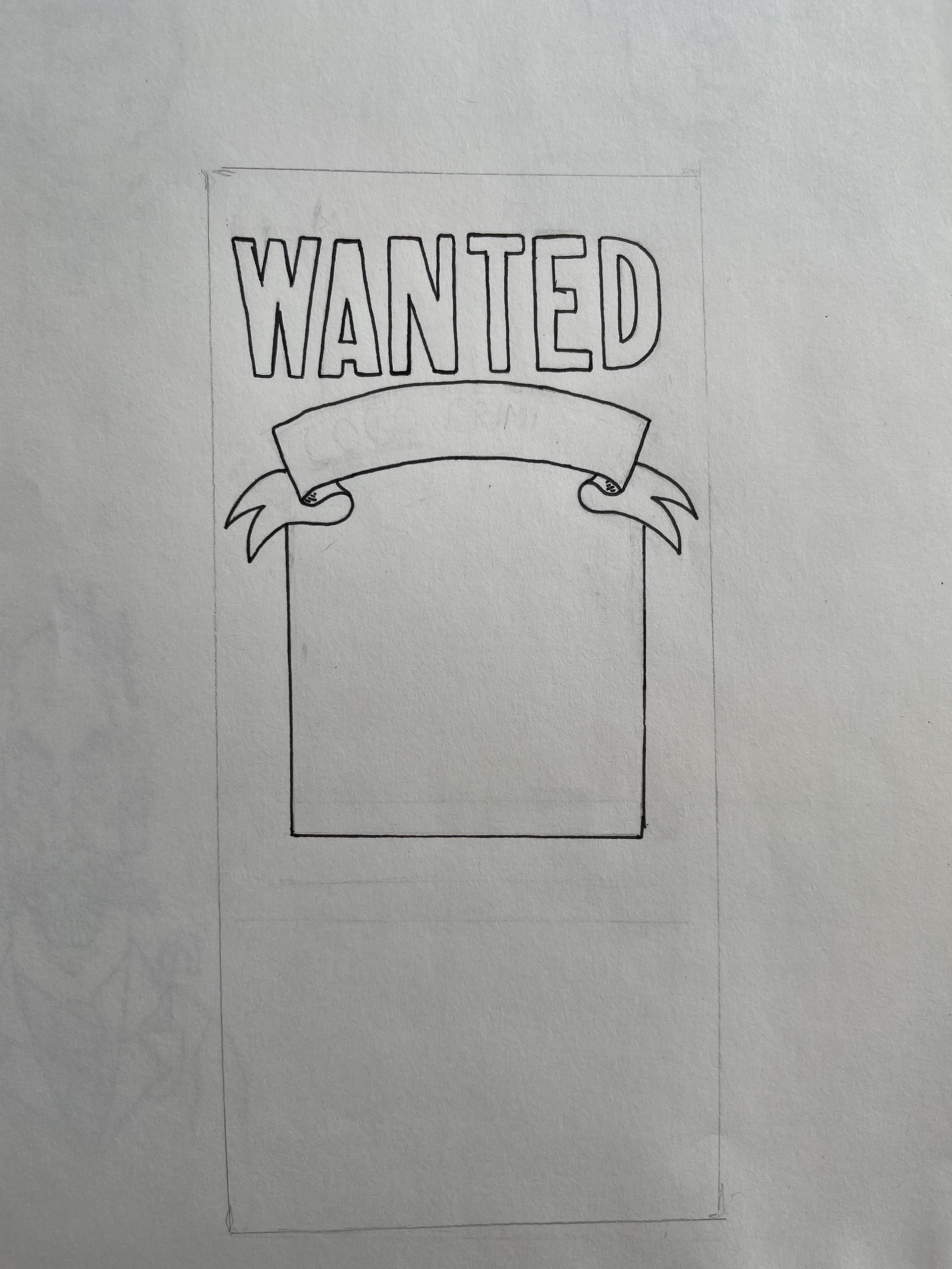 Wanted and Banner Art