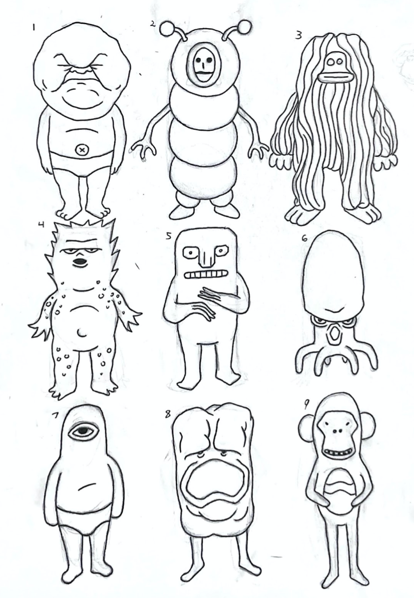 Revised Character Thumbnails