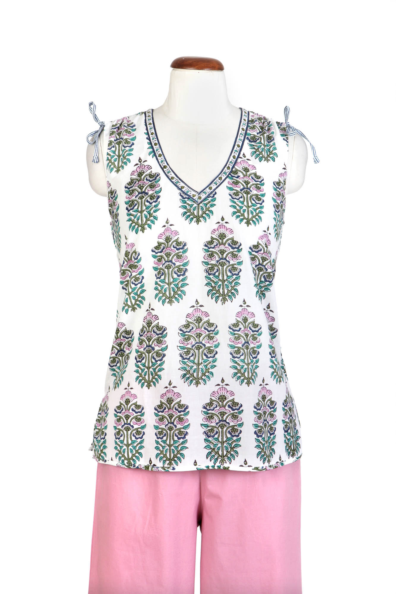 Shoulder-Tie Vest Cotton | MRP: 1250/- | Size: XS/S/M/L