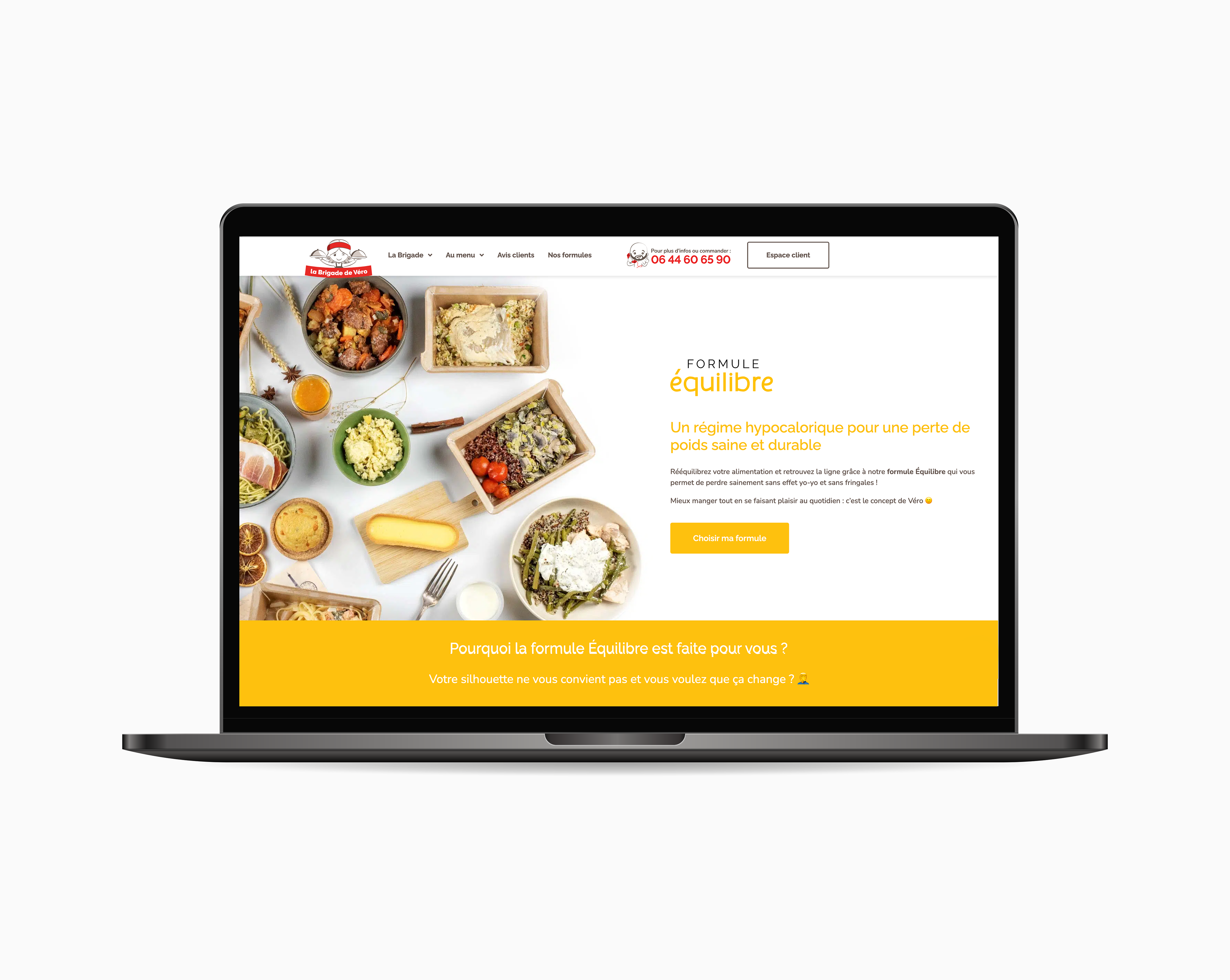 Landing Page Équilibre