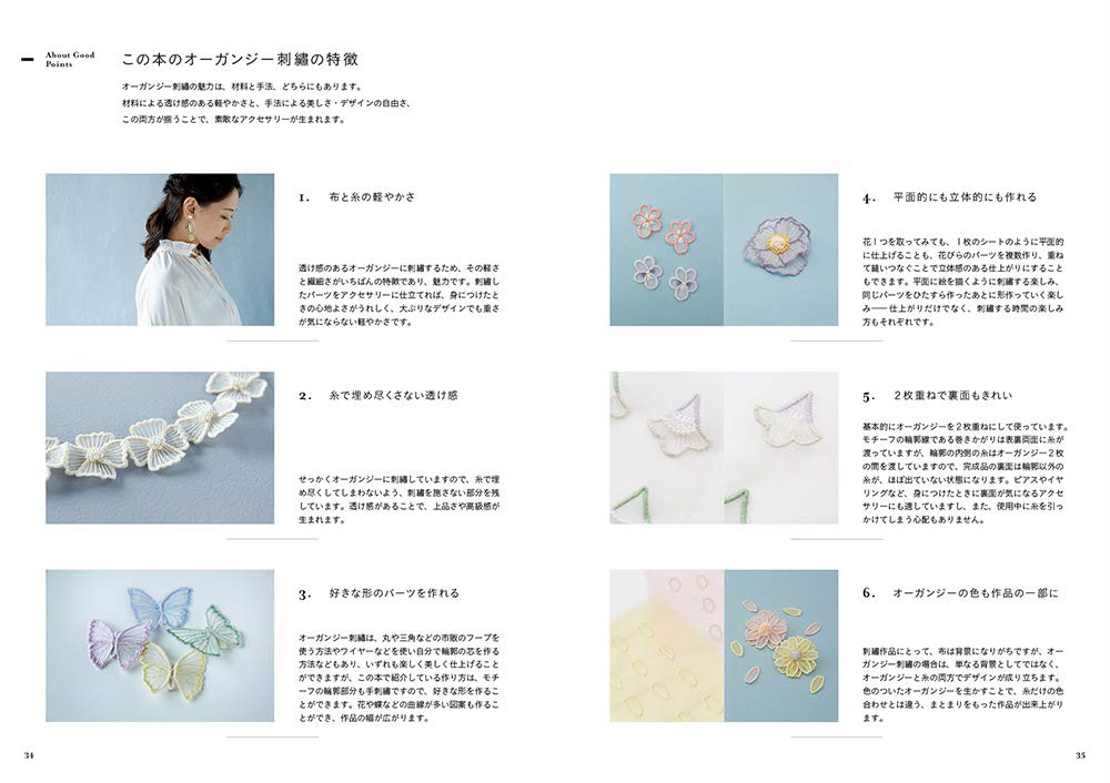 オーガンジー刺繍|ACE natsuki hirose Photo : Rika Wada(プロセス)