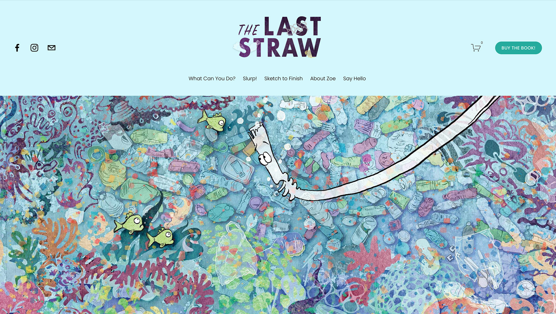 The Last Straw site design by Zoe Matthiessen