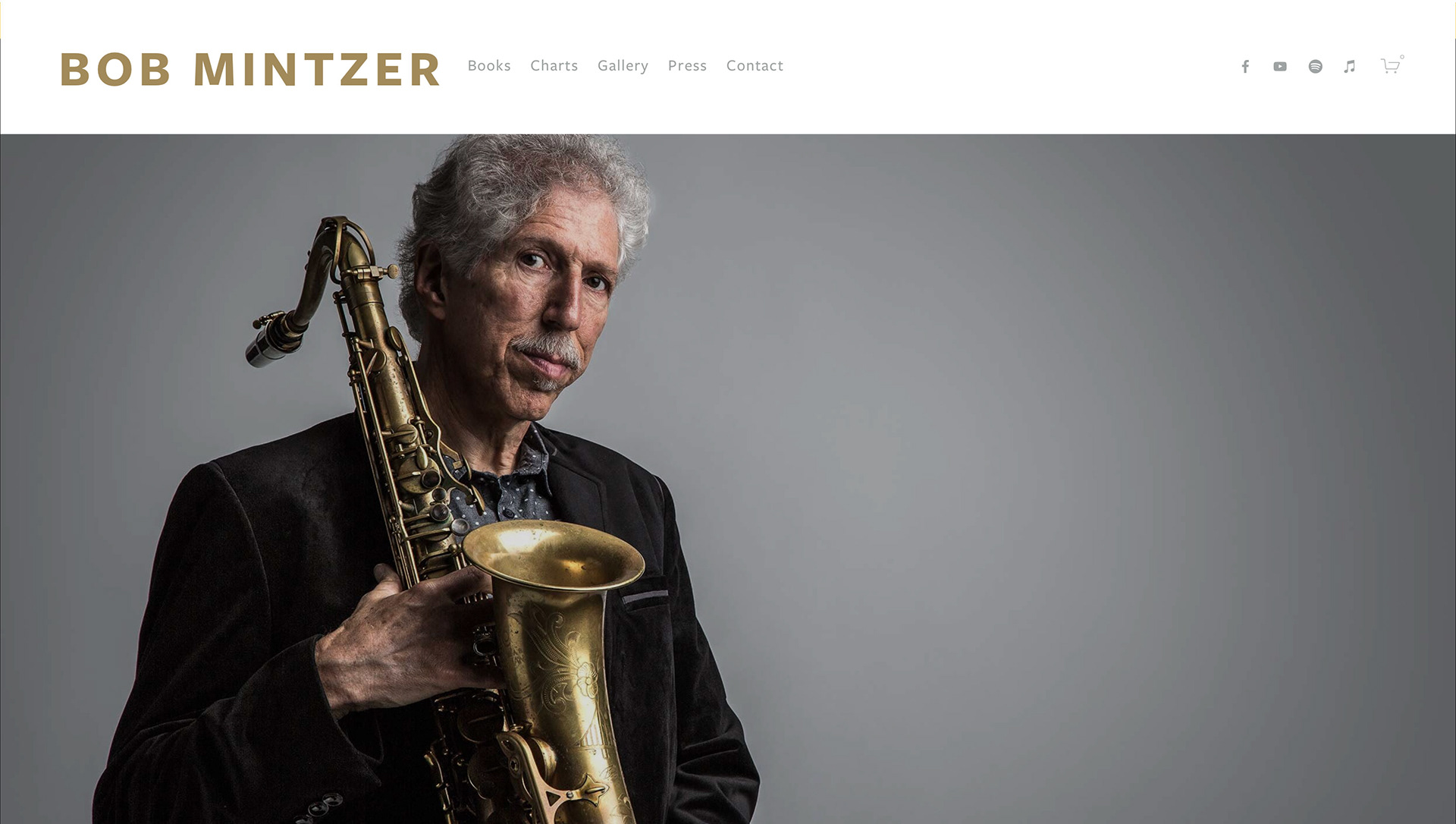 Bob Mintzer site design by Zoe Matthiessen