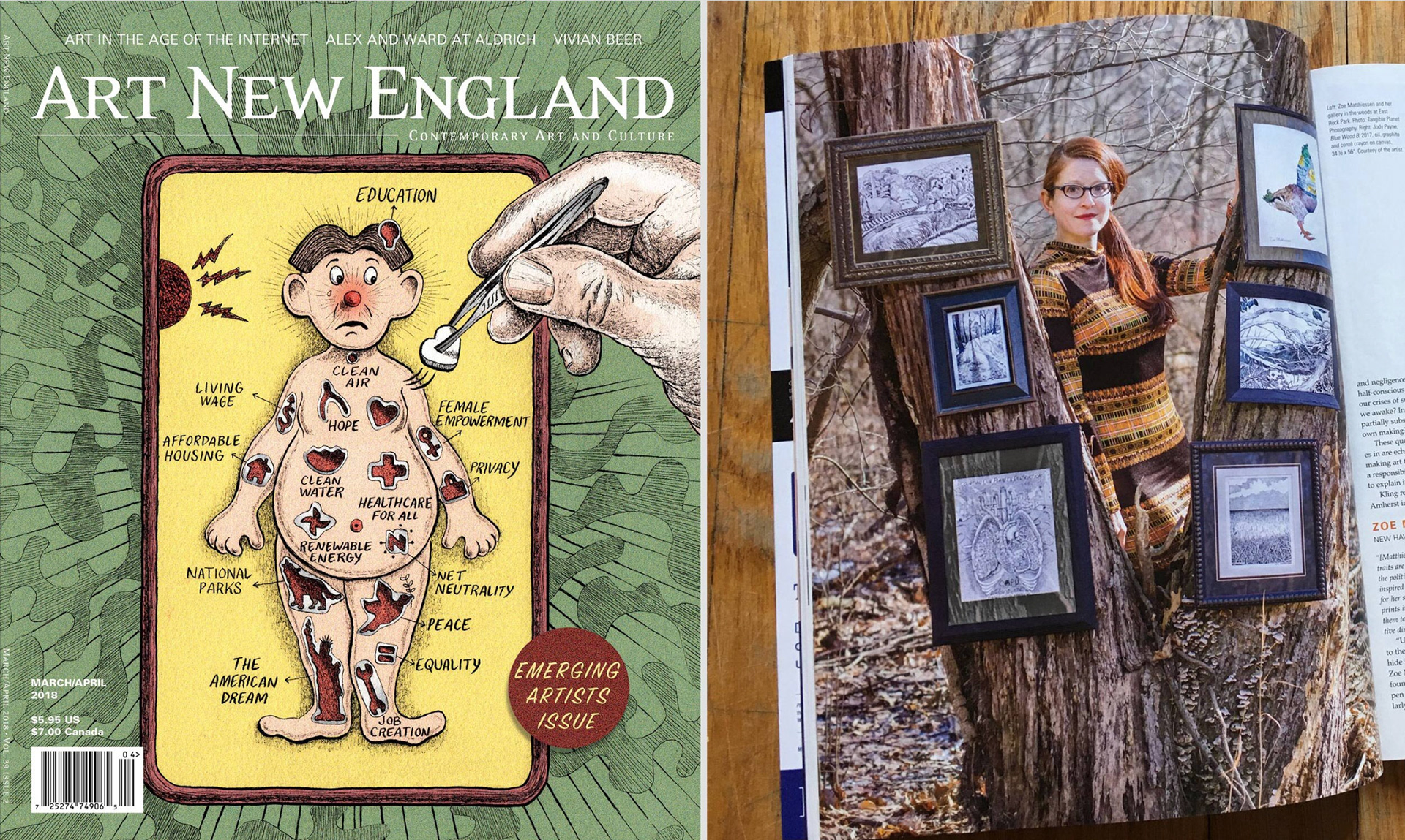 Art New England Magazine: 10 Emerging New England Artists, Zoe Matthiessen