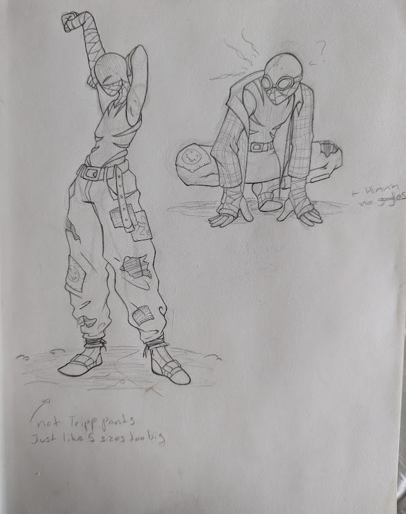 Character design sketches