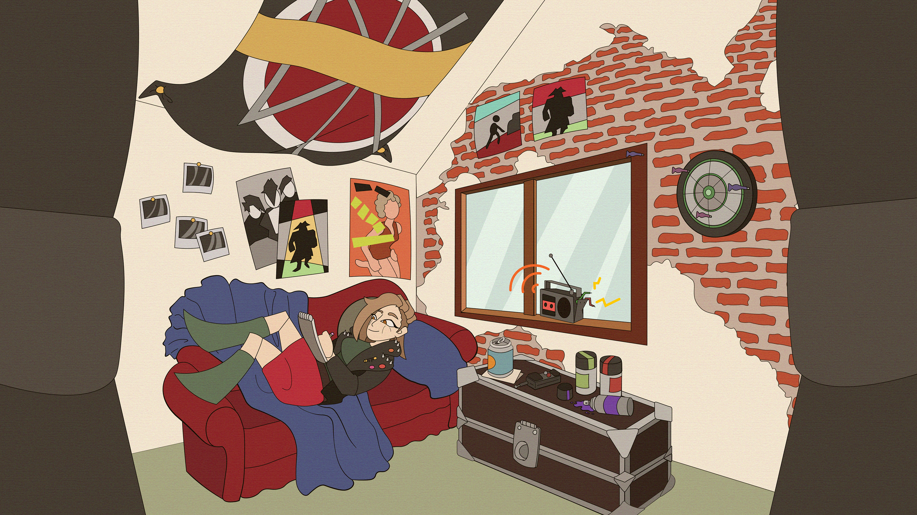 Anette in Her Bedroom