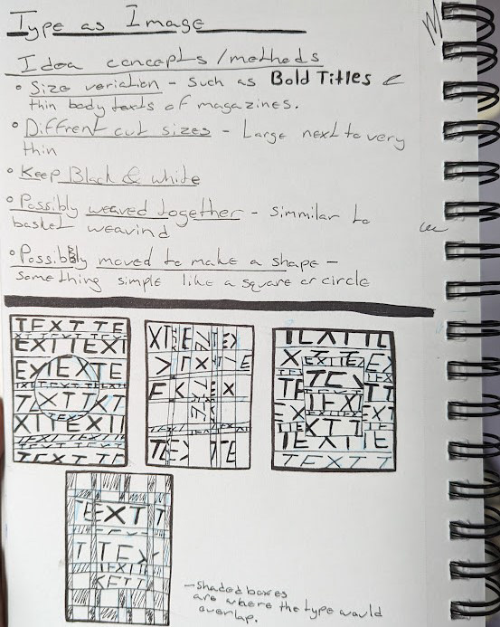 Type collage thumbnails