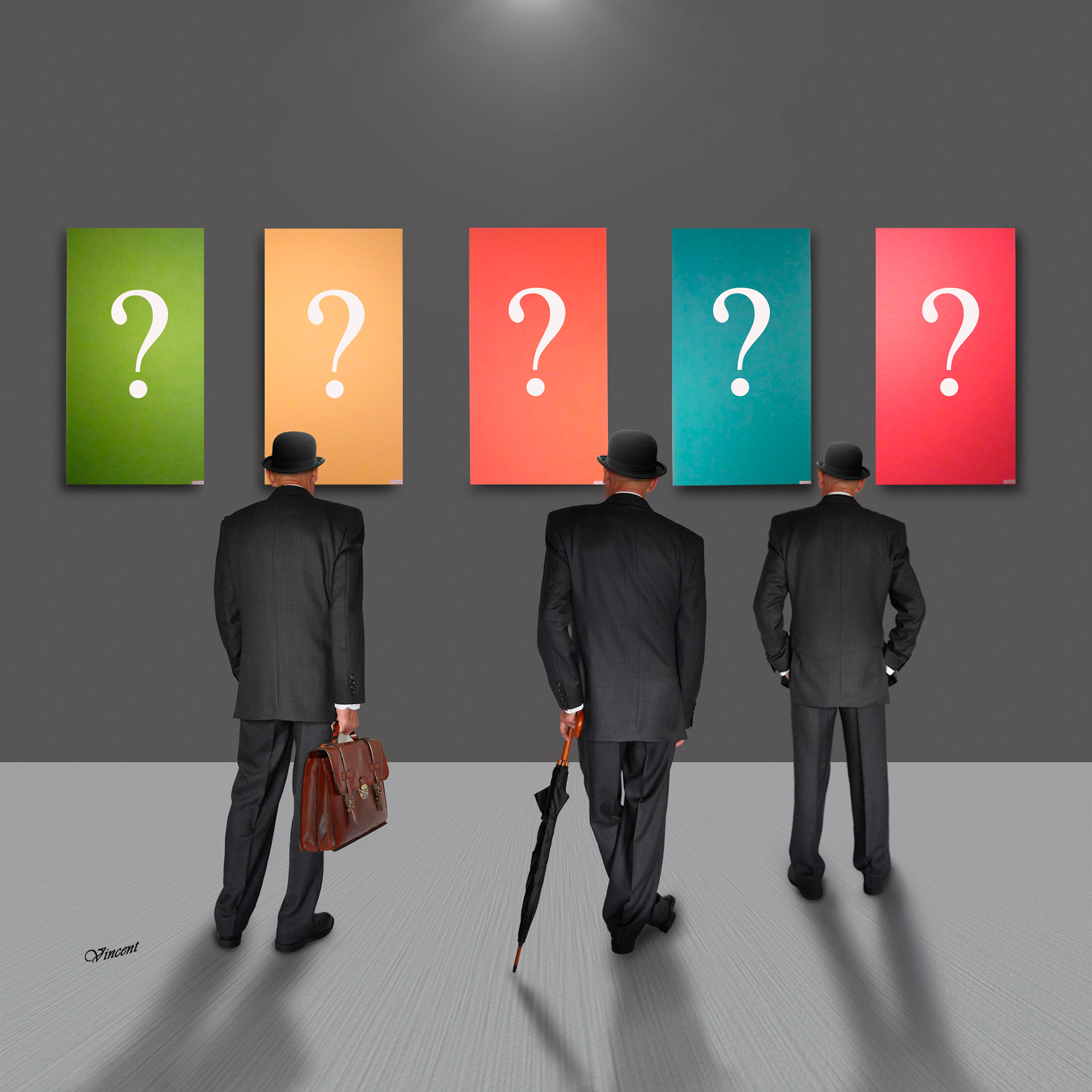 © 328 Indécision.---------> Face aux incertitudes et aux peurs, l’homme doit faire des choix, établir des priorités.