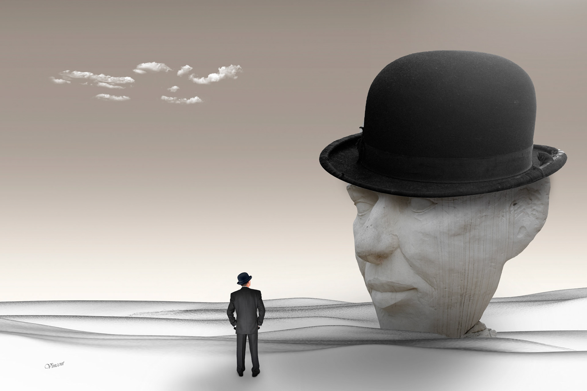 352 L'Autre.  --> La confrontation silencieuse avec sa propre image intérieure. Le face-à-face avec son moi. La reconnaissance de soi nécessaire afin de continuer son chemin.