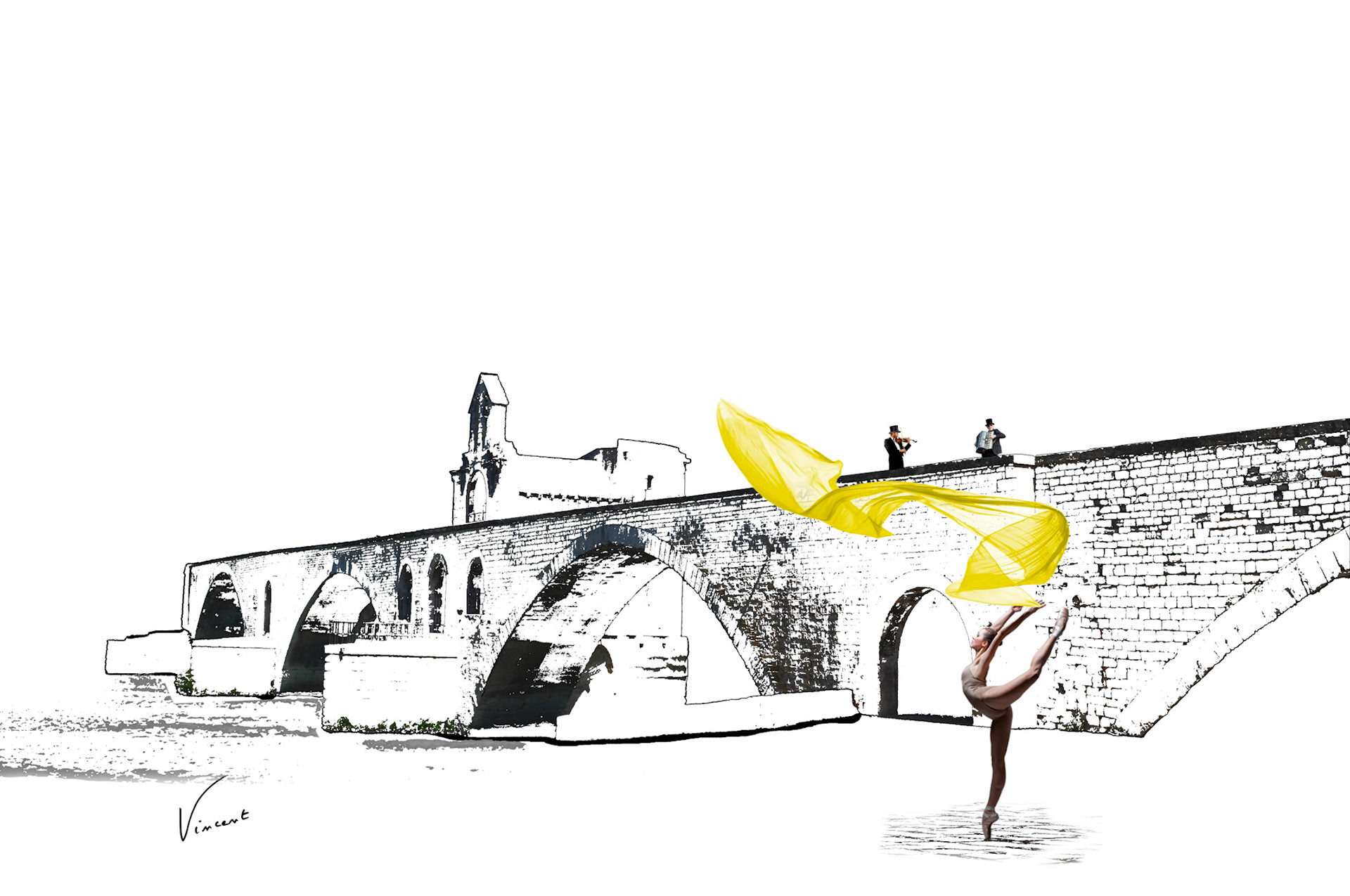 354 Sous le pont d'Avignon ---> on y danse aussi !