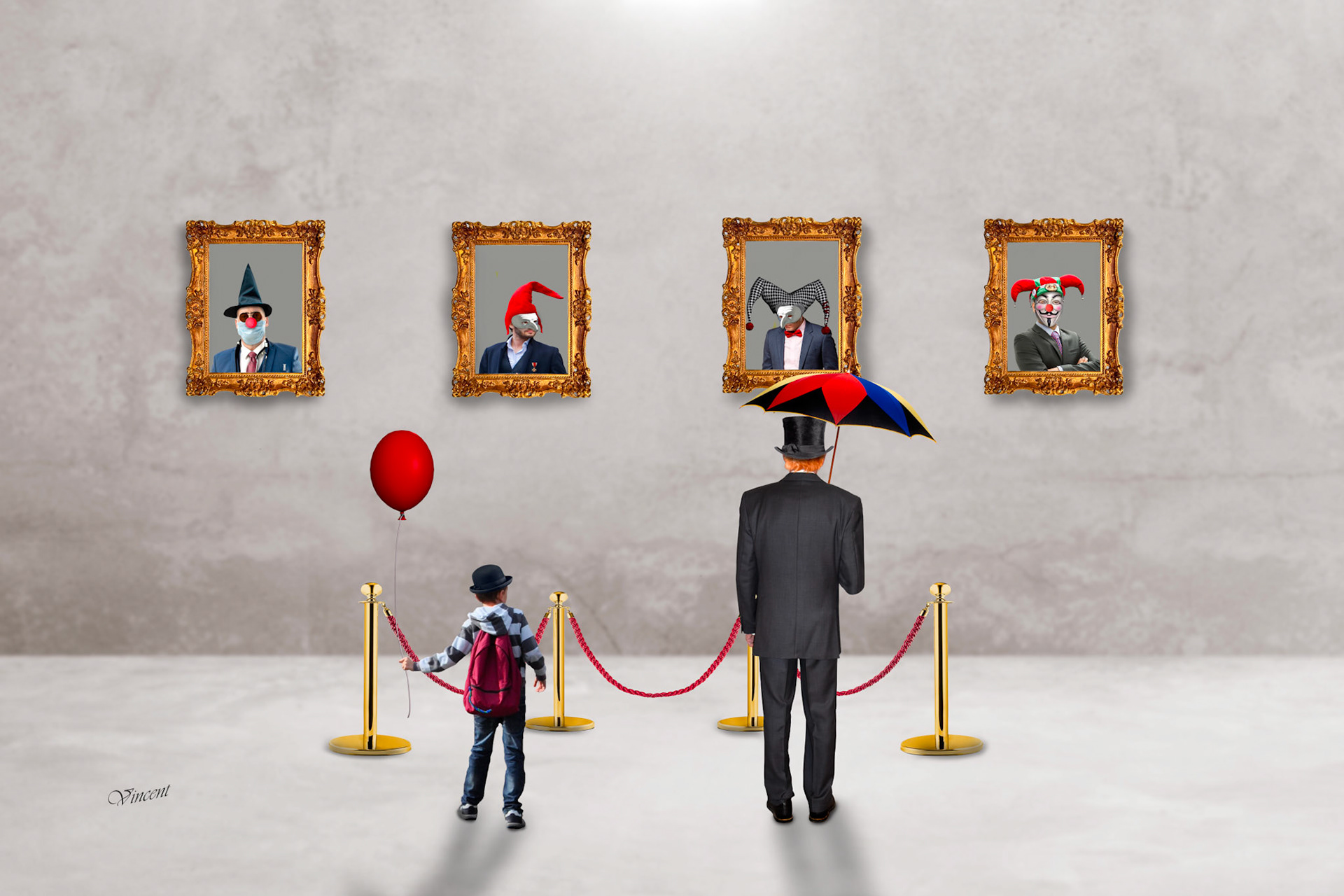 © 285 La galerie des clowns