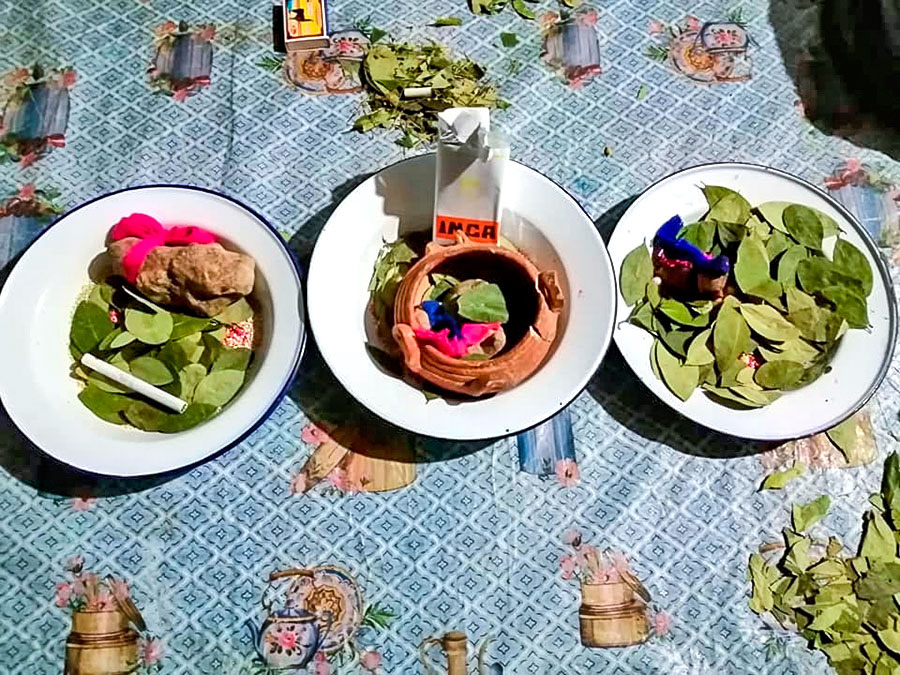 Preparativos para celebrar el Uish cuchuy