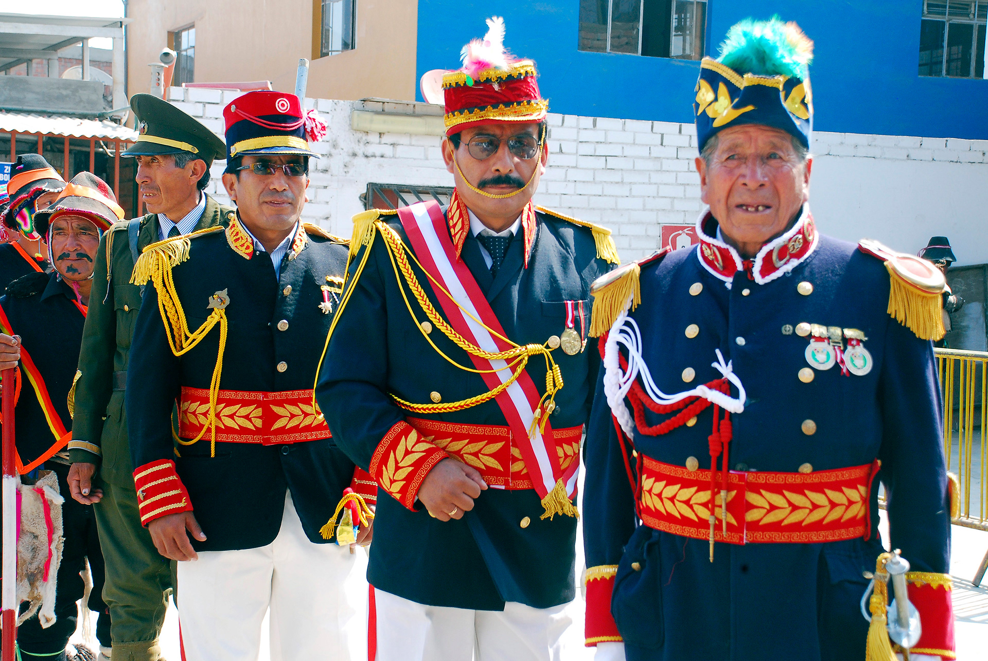Oficiales de la tropa de la Maqtada - Muquillanqui