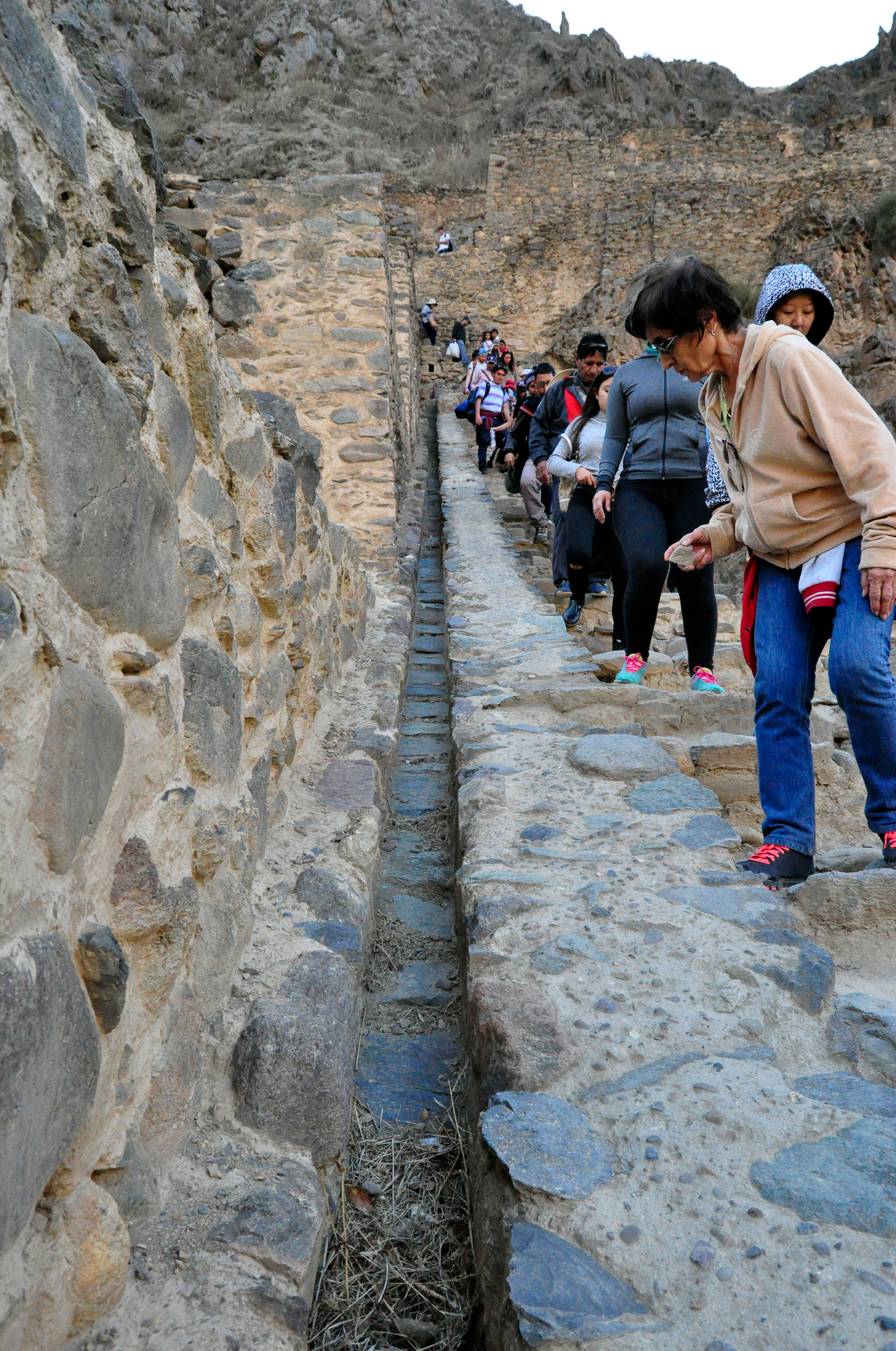 Sistemas de rriego Centro arqueológico de Ollantaytambo