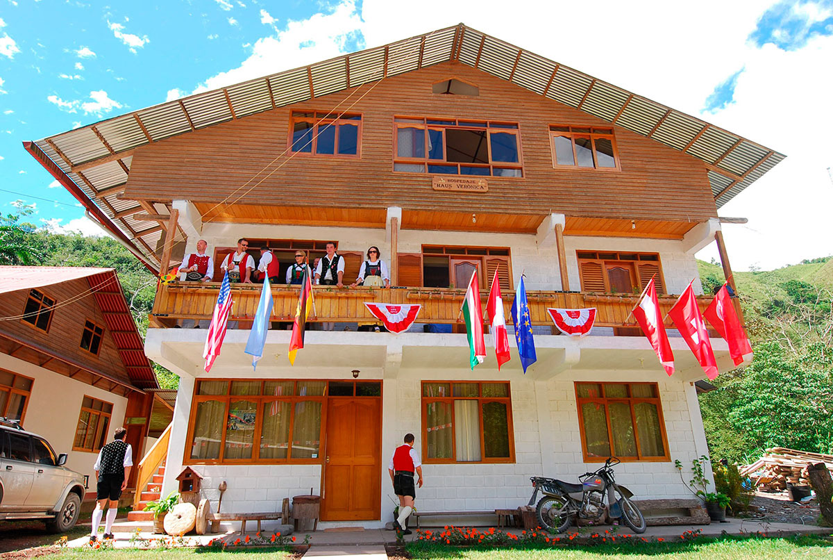 Casa típica en Pozuzo