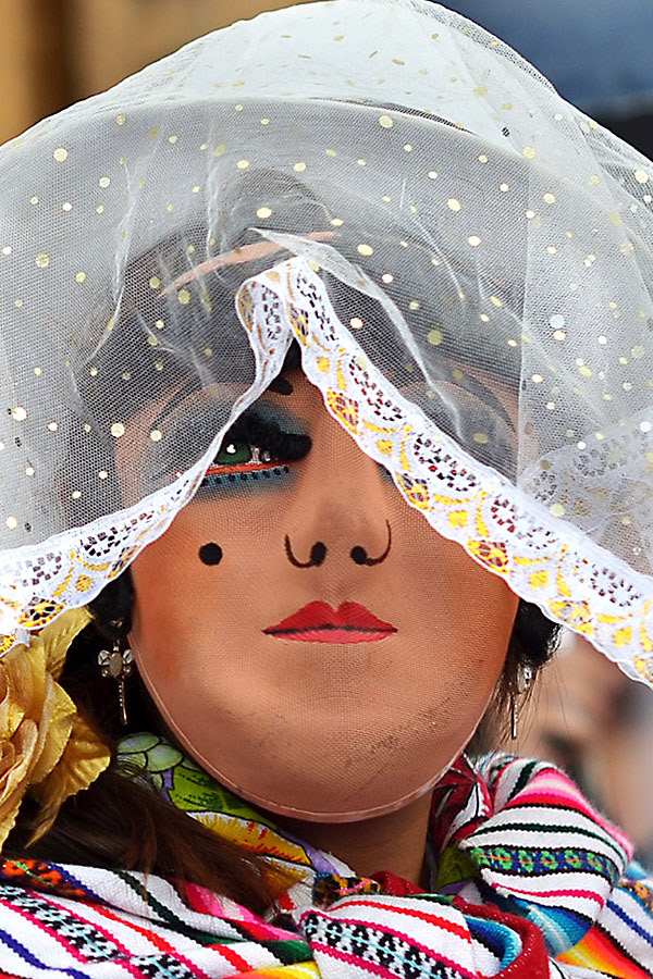 Rostro de la Jaujina soltera