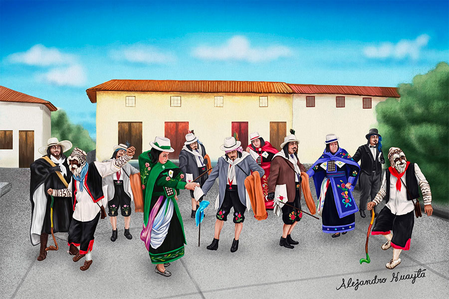 Ilustración, Tunantes de Huaripampa