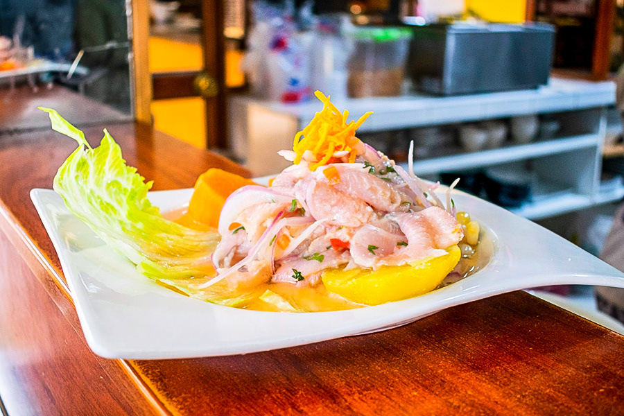 Cebiche de trucha